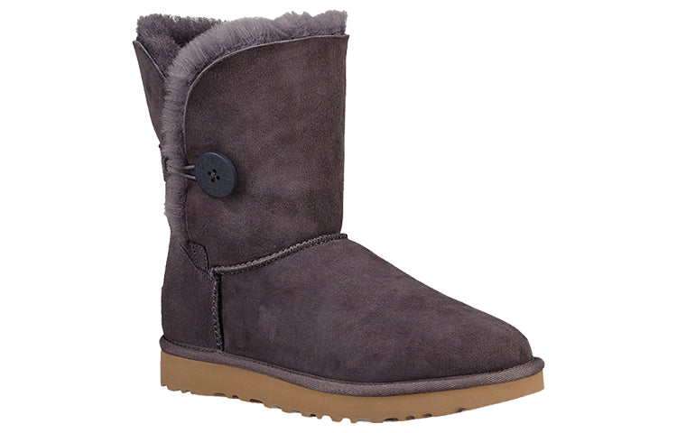 (WMNS) UGG Bailey Button II Boot Snow boots Purple/Grey 1016226-NHT