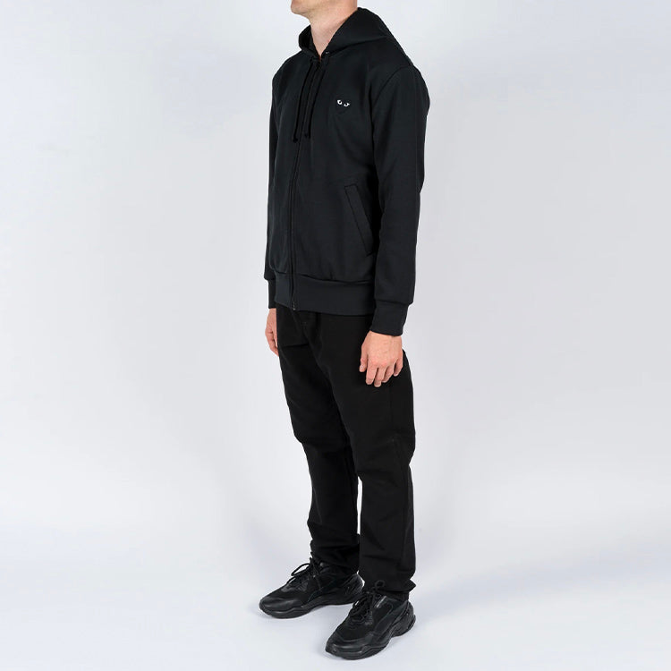 COMME des GARCONS PLAY Zip Up Hoodie 'Black' AZ-T254-051-1