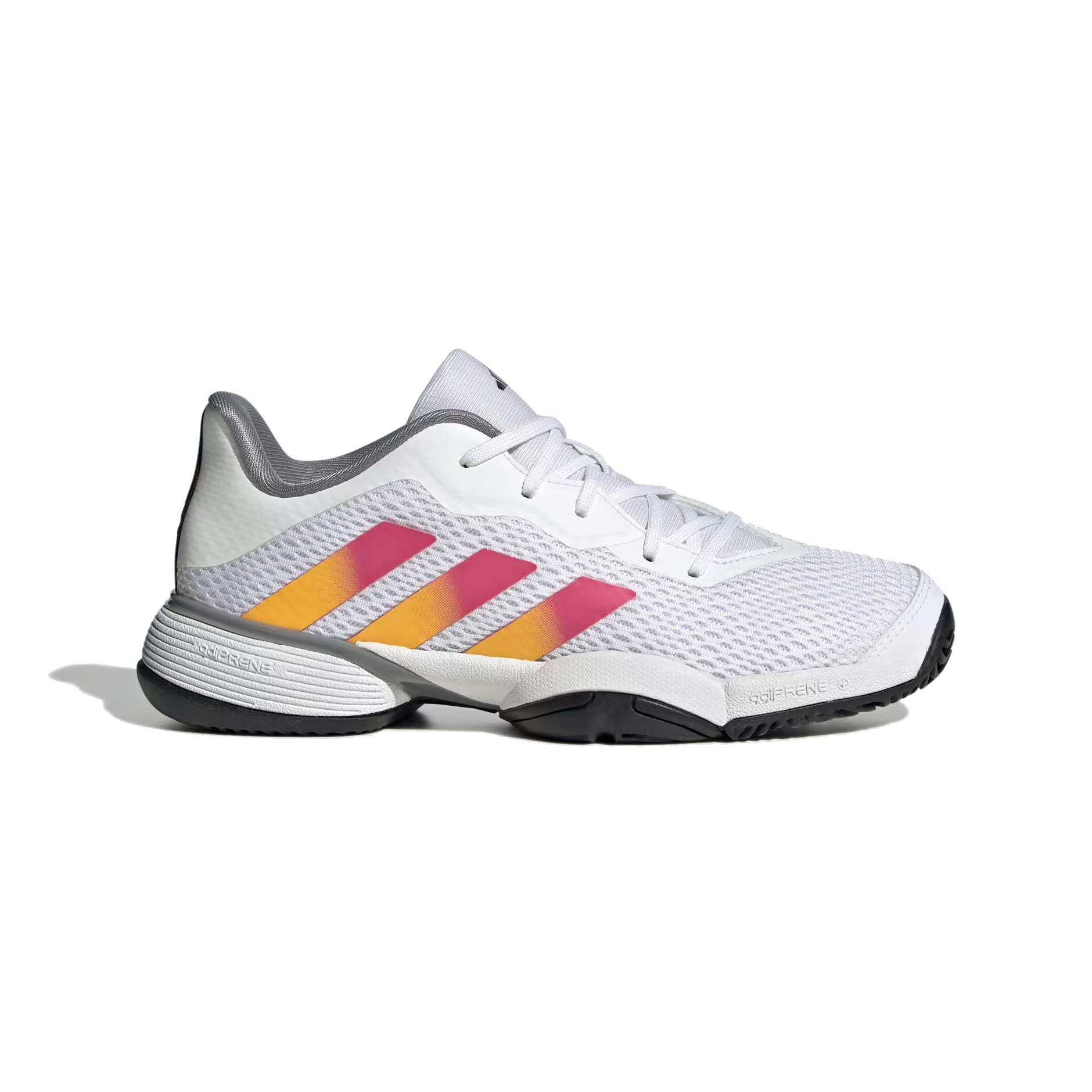 (GS) adidas Barricade 'White Lucid Fuchsia' HP9697