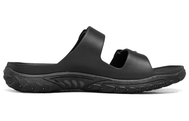 Skechers Reggae Casual Black Slippers 204150-BBK