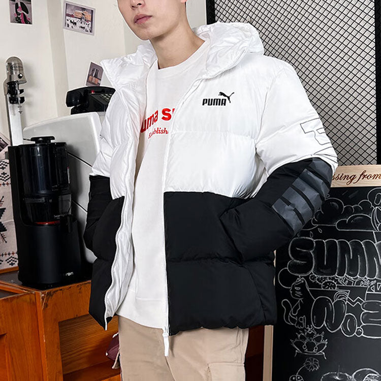 PUMA Colorblock Puffer Jacket 'Black' 678720-02
