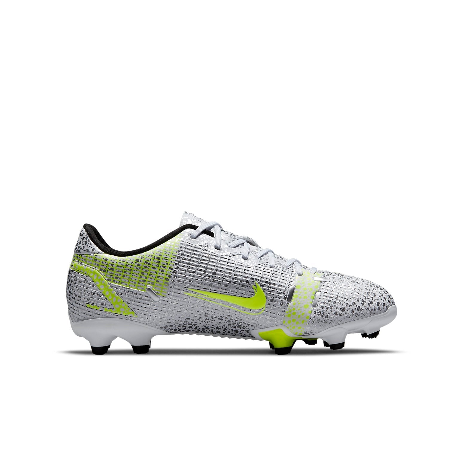 (GS) Nike Mercurial Vapor 14 Academy FG MG 'Metallic Silver Volt' CV0811-107