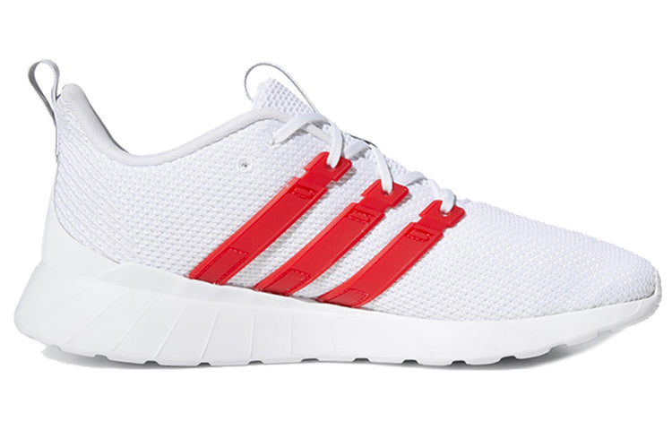 adidas Questar Flow 'White Scarlet' FV9067