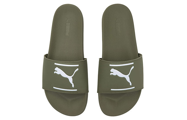 PUMA Leadcat Future Comfort Slide 'Olive White' 380673-03