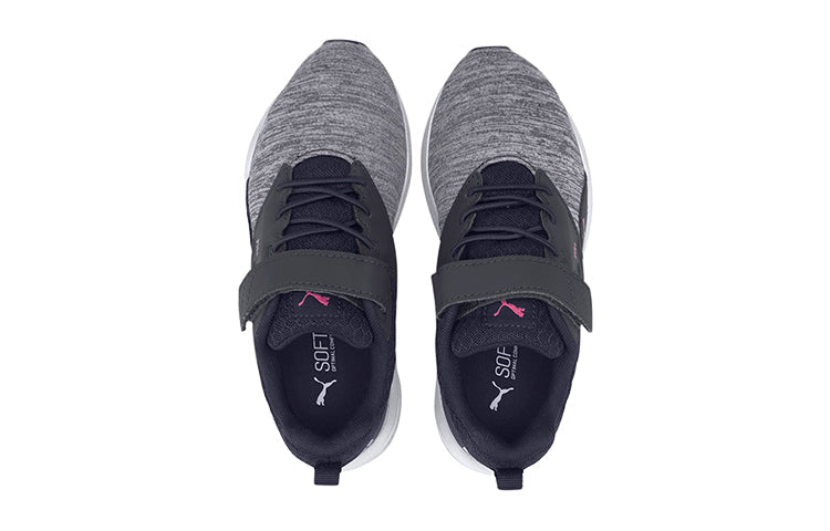 PUMA NRGY Comet Preschool Trainers Black/Pink 190676-20