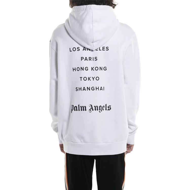 Men's PALM ANGELS Purple Alphabet Logo Printing White PMBB003S206360600195