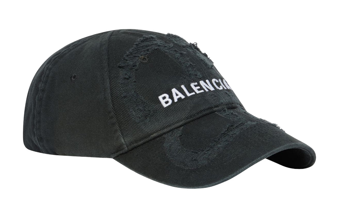 (WMNS) Balenciaga Laser Destroyed BB Cap 'Black White' 719282410B21077