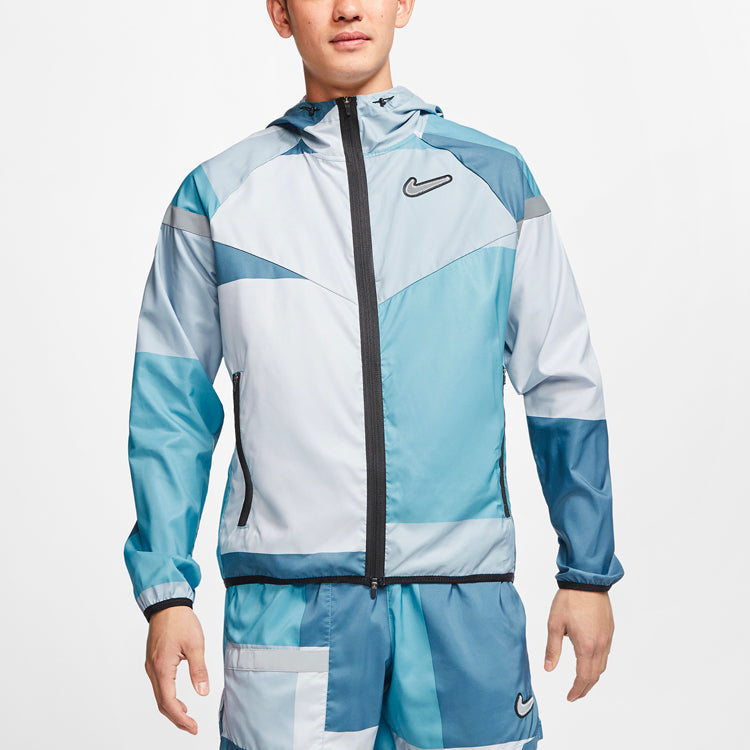Nike AS Men's NK WILD Run WR JKT Jacket THUNDERSTORM CK0684-418