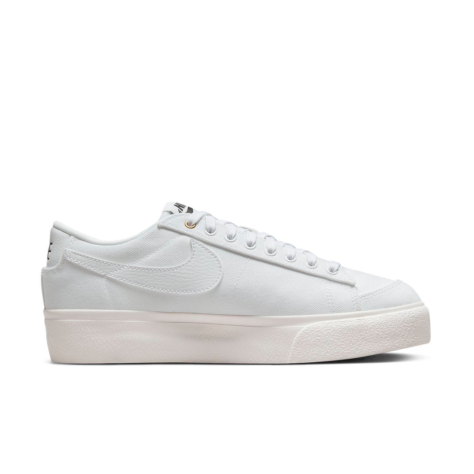 (WMNS) Nike Blazer Platform Low Canvas 'White' DV7475-100