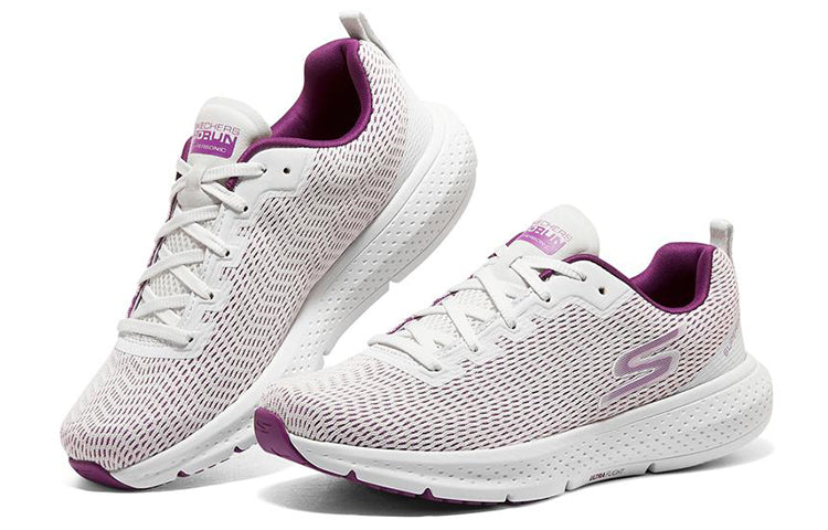 (WMNS) Skechers Go Run Supersonic 'White Purple' 172031-WHT