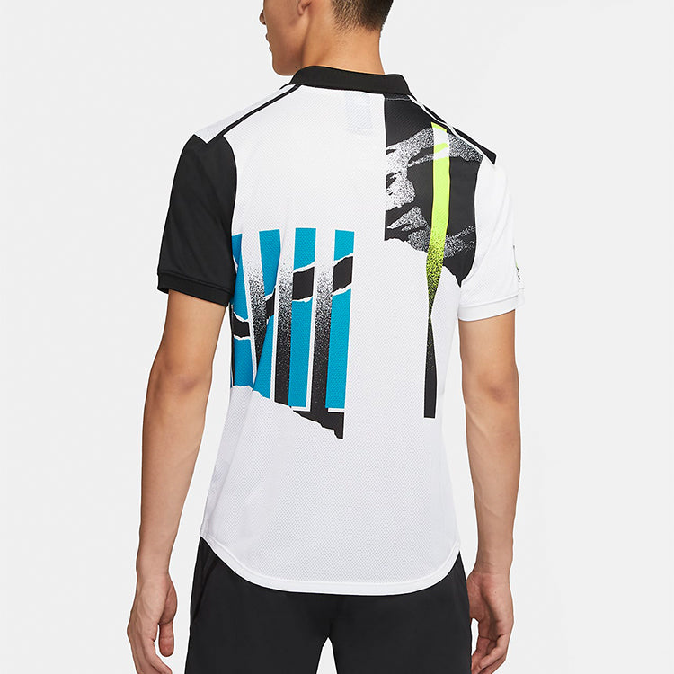 Nike Court Advantage Tennis lapel Short Sleeve Green CK9794-101