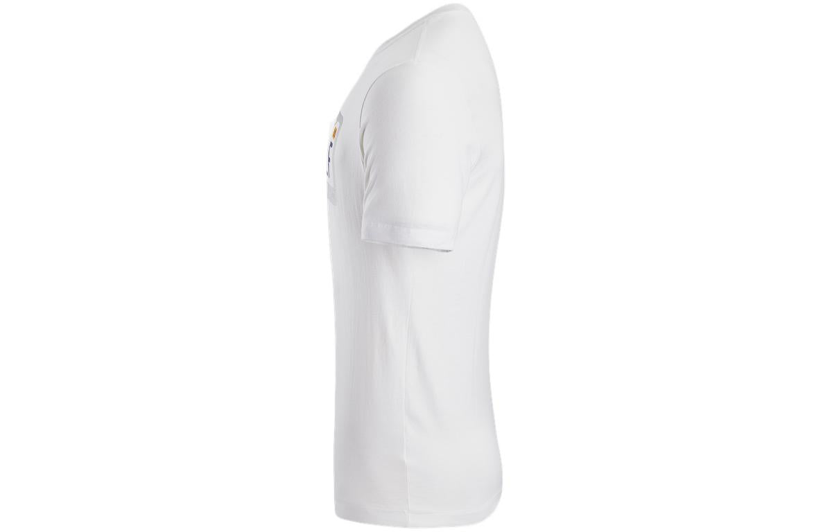 Nike Front Logo Short Sleeves Tee 'White Lakers License' DR6569-100