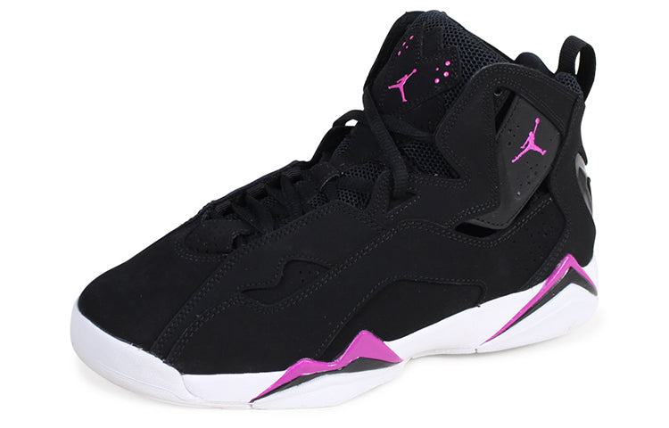 (GS) Air Jordan True Flight 'Black Fuchsia' 342774-001