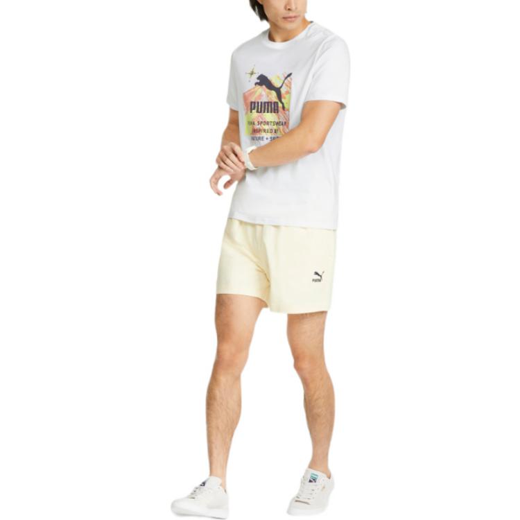 PUMA Sport Fit Short Sleeve Training T-Shirt 'White' 536964-02