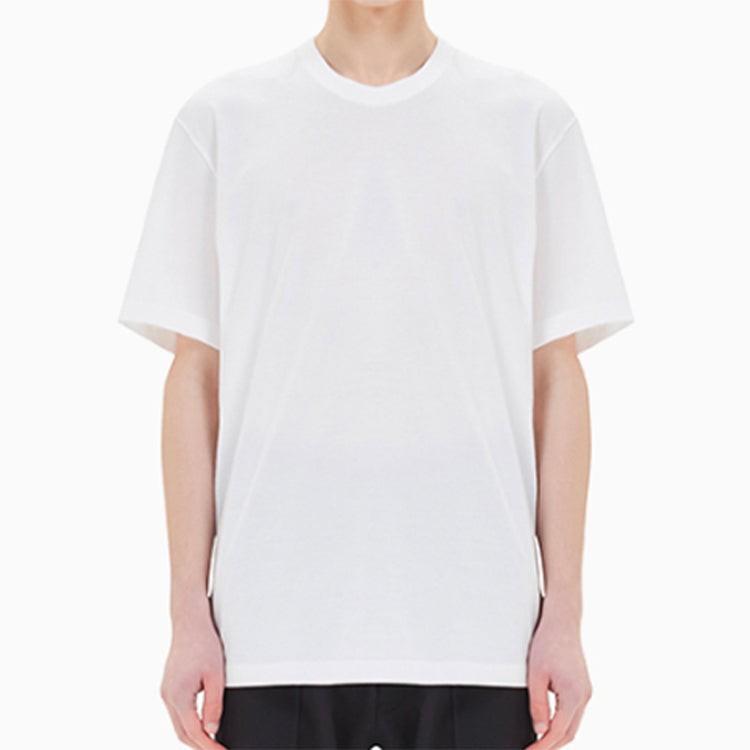 Men's Y-3 Casual Round Neck Short Sleeve White FN3349