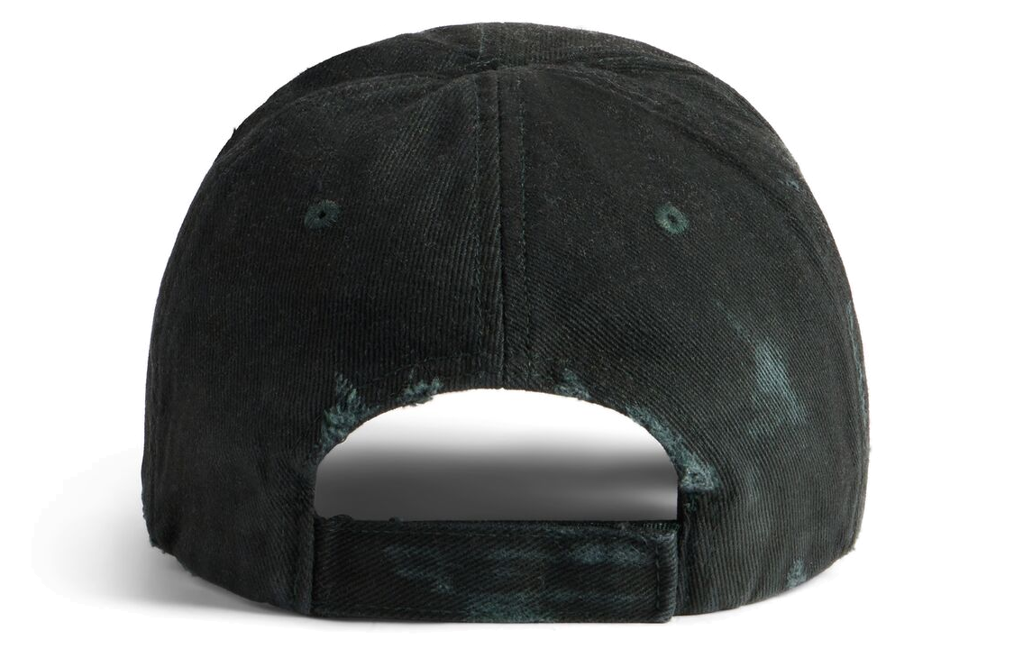 Balenciaga Upcycled Cap 'Dark Green' 796435410B21081
