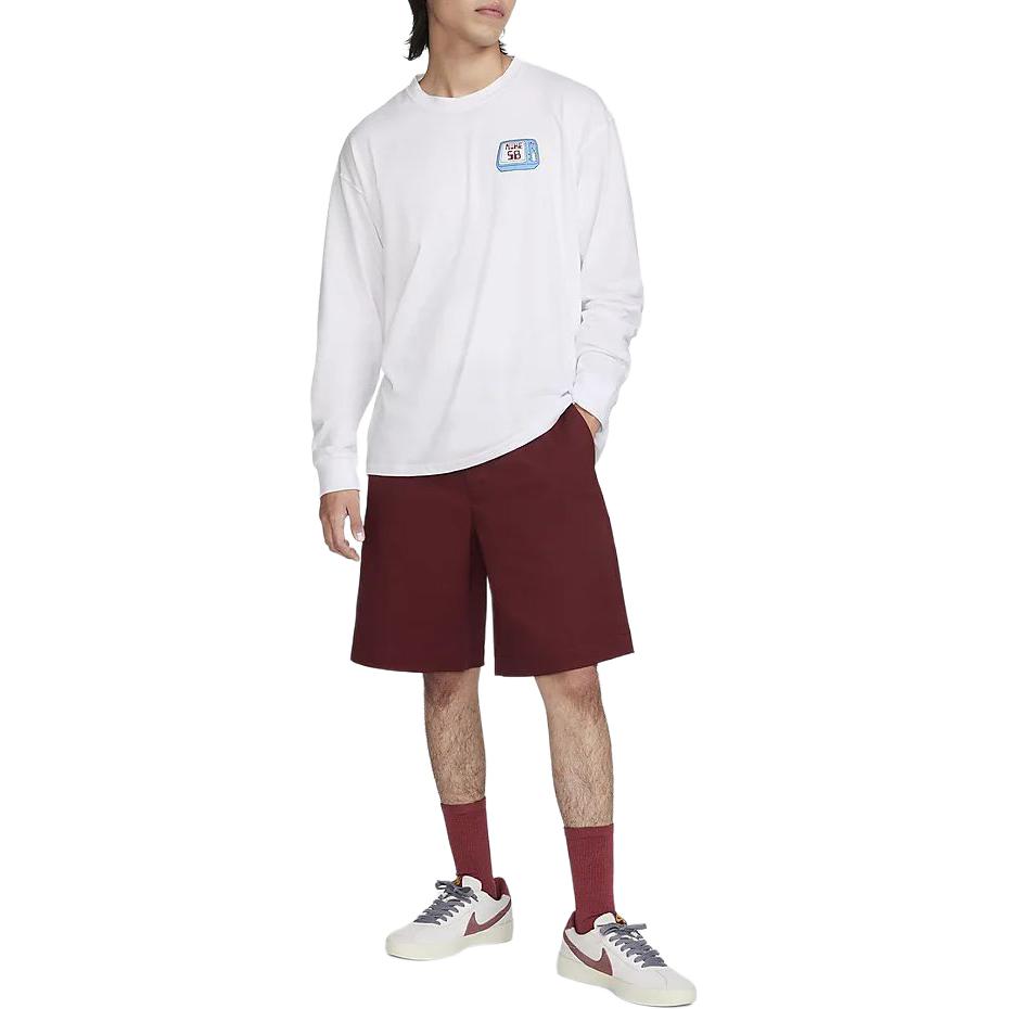 Nike SB Max90 Graphic Long Sleeve T-Shirt Asia Sizing 'White' FQ3714-100