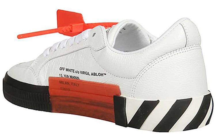 Off-White Vulcanized Low 'White Black' OMIA085F19D680010110