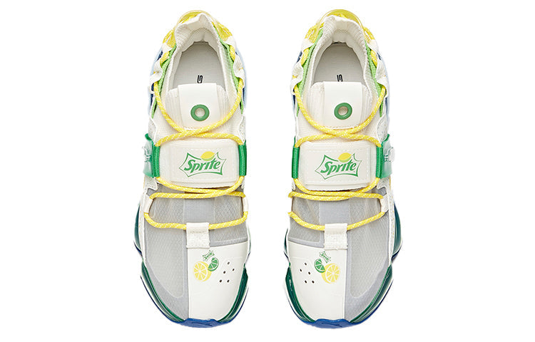 (WMNS) ANTA x Sprite Running Series Sneakers 'White Yellow Green' 122025530-4