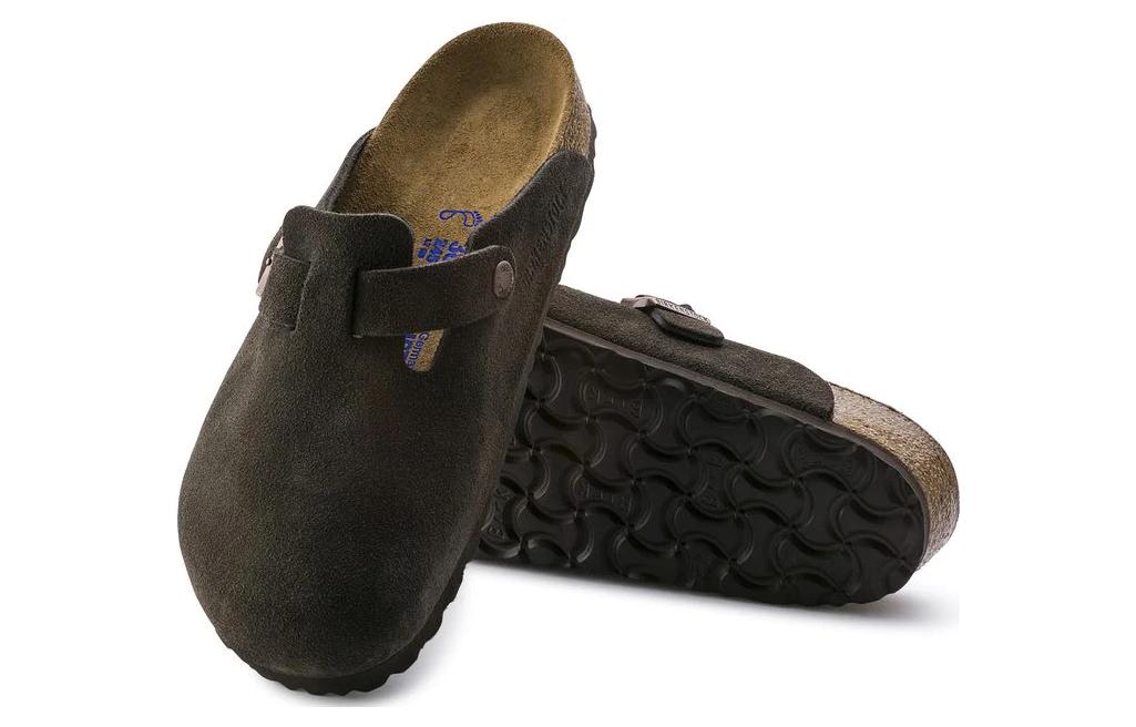 Birkenstock Boston Soft Footbed Regular 'Suede Mocha' 0660461