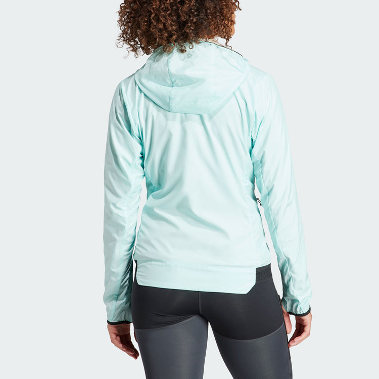 (WMNS) adidas Terrex Xperior Windweave Jacket 'Turquoise' HZ5317