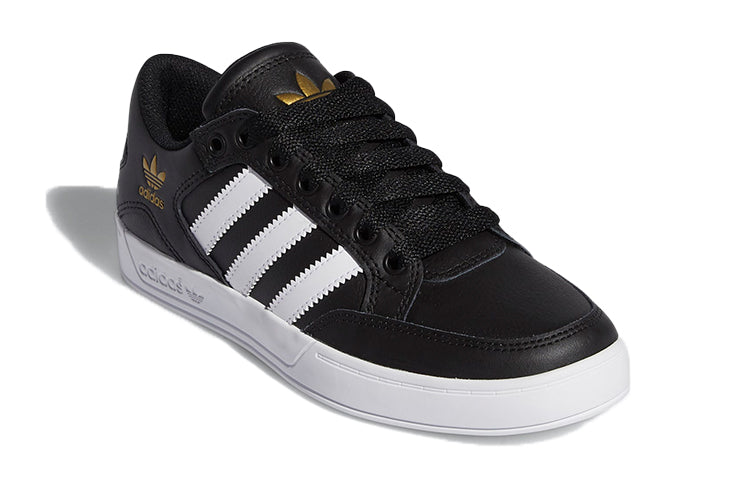 (GS) adidas originals Hardcourt Low J 'Black White' FX0605