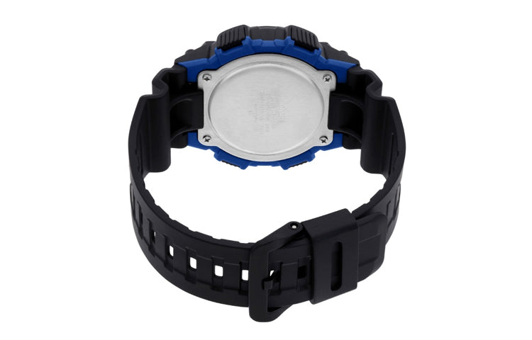 CASIO Sports Analog Quartz Waterproof Mens BlackBlue Digital W-736H-2A
