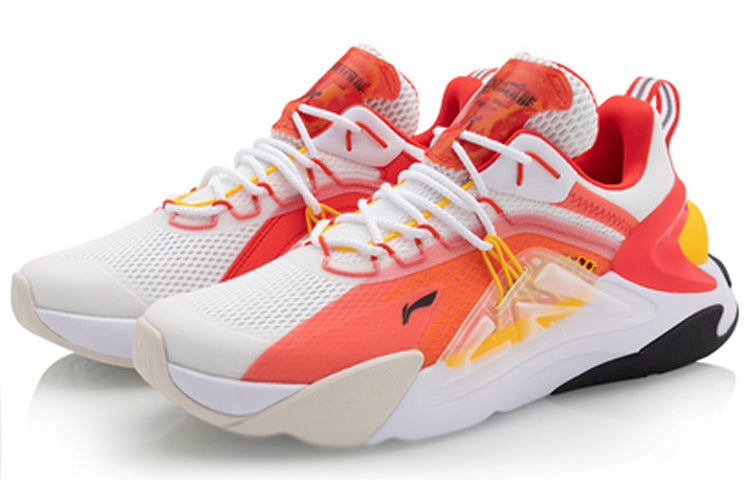 Li-Ning XinHuo Sport Leisure 'White Red Yellow' AGLQ059-1