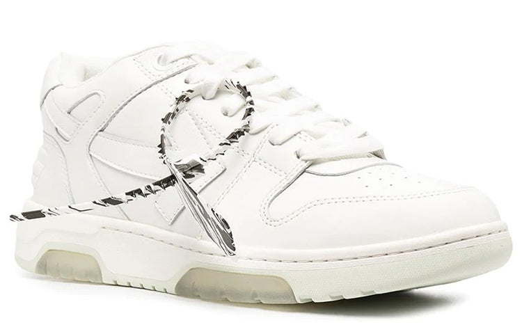 Off-White Out Of Office Low-top Sports Shoes White OMIA189R21LEA0010101