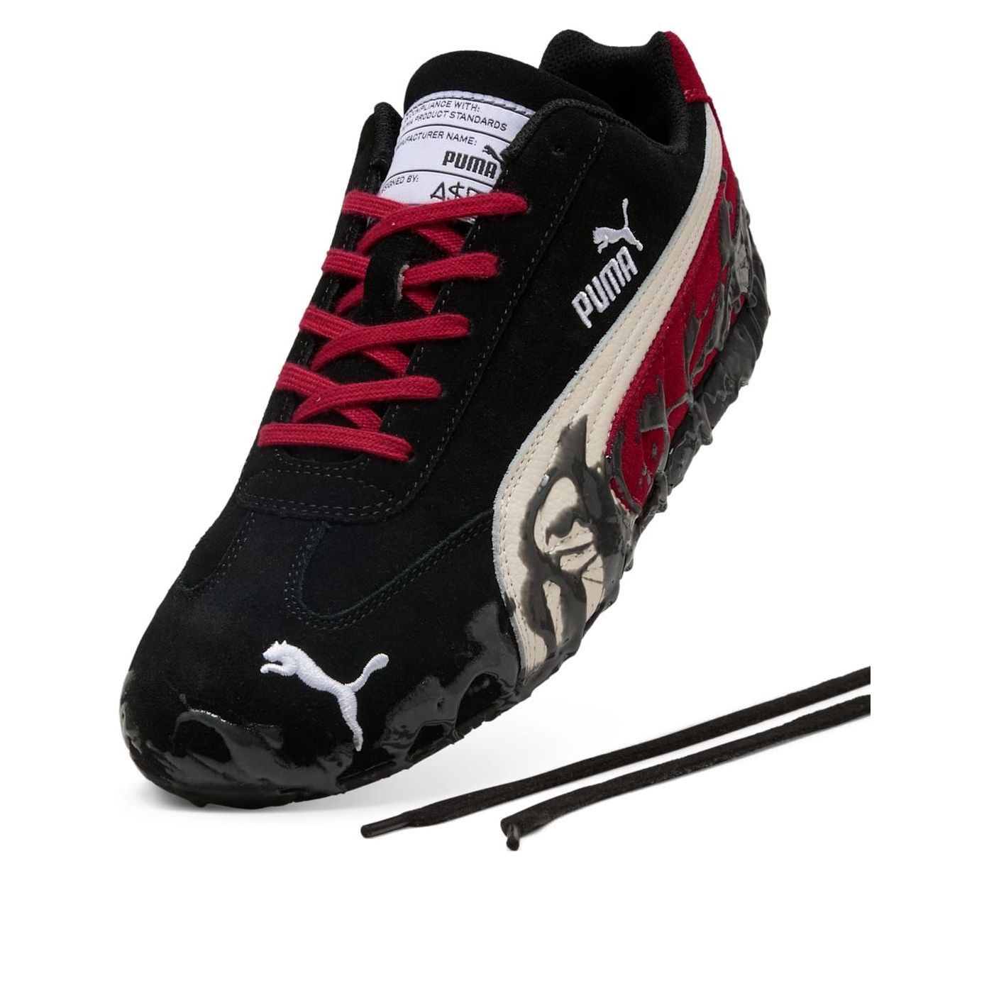 PUMA x A$AP Rocky Speedcat 'Black Red Rhythm' 408519-01