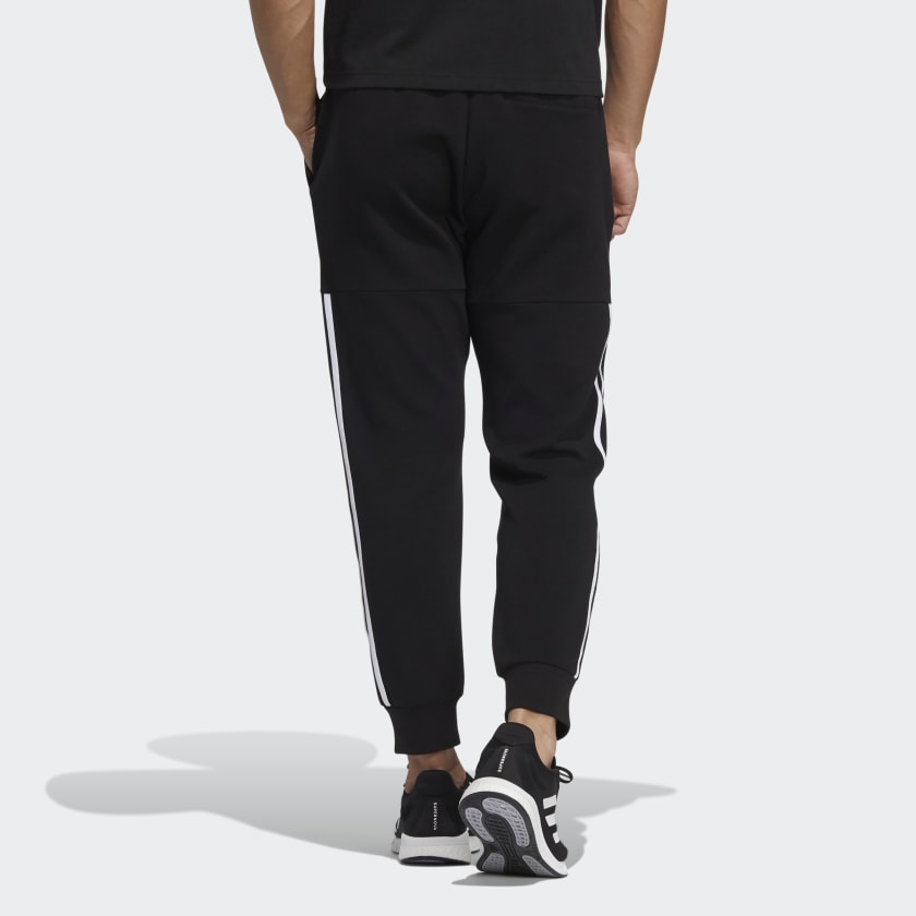 adidas Future Icons 3-Stripes Knit Pants 'Black' HE7445