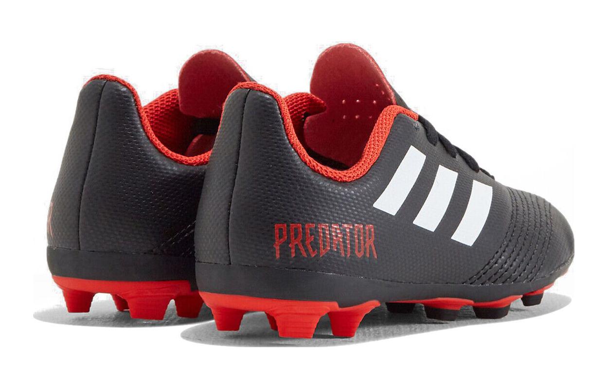 (GS) adidas Predator 18.4 MG 'Black Red' DB2323