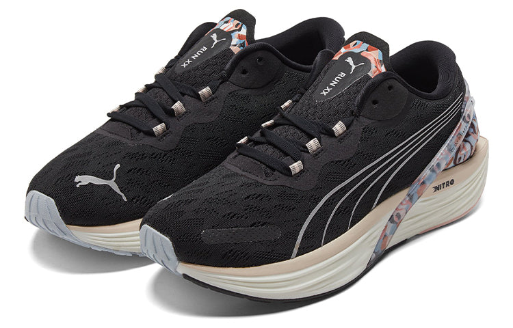 (WMNS) PUMA Maggie Stephenson x Run XX Nitro Artwork 'Black Arctic Ice' 377188-01