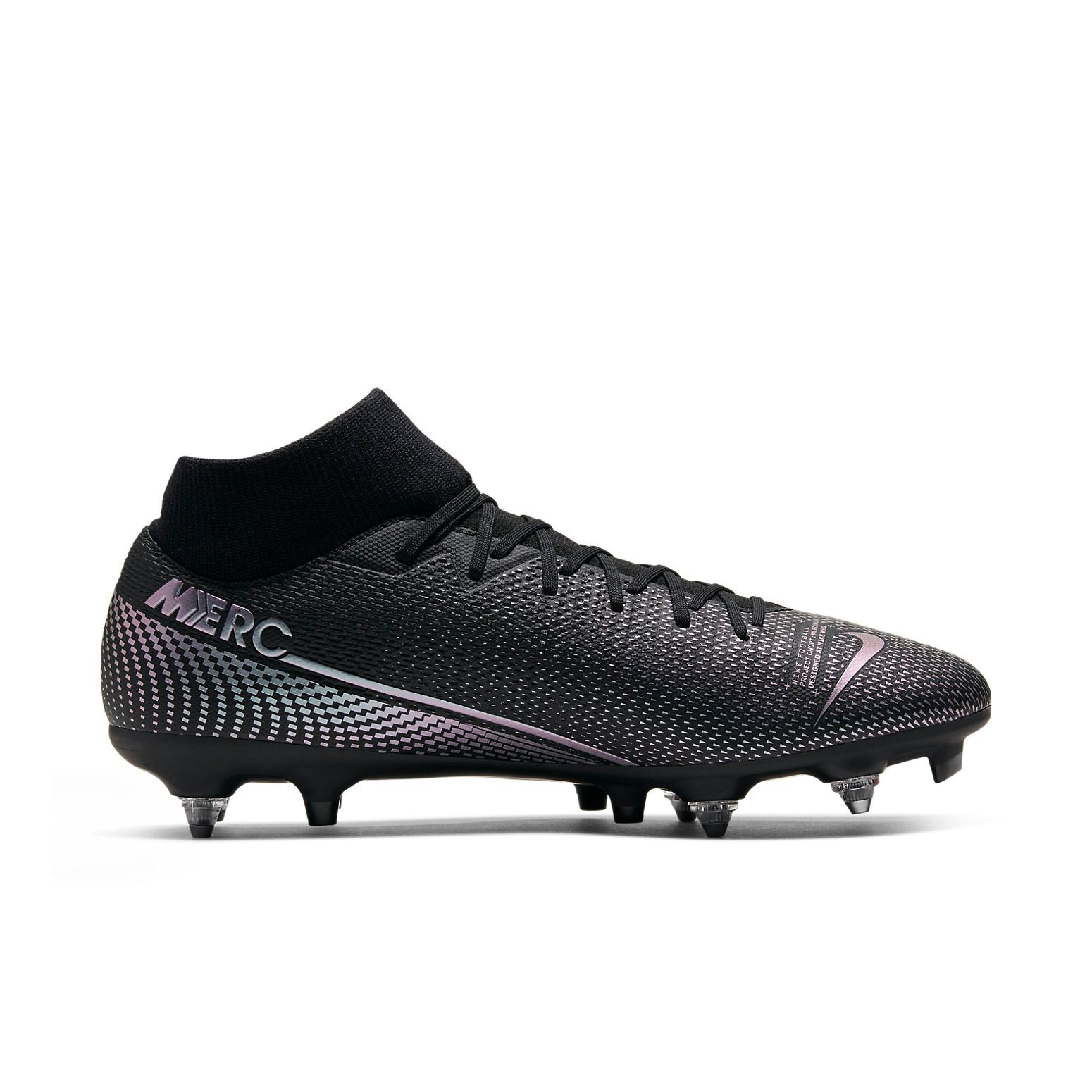 Nike Mercurial Superfly 7 Academy SG-PRO AC 'Black Silver' BQ9141-010