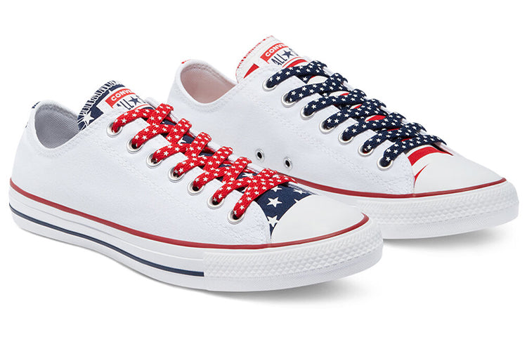 Converse Chuck Taylor All Star Low Top 'White Red Blue' 170815C