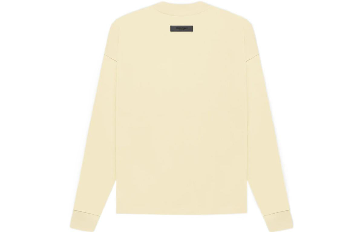 Fear of God Essentials FW22 Long Sleeve Tee 'Canary' FOG-FW22-551