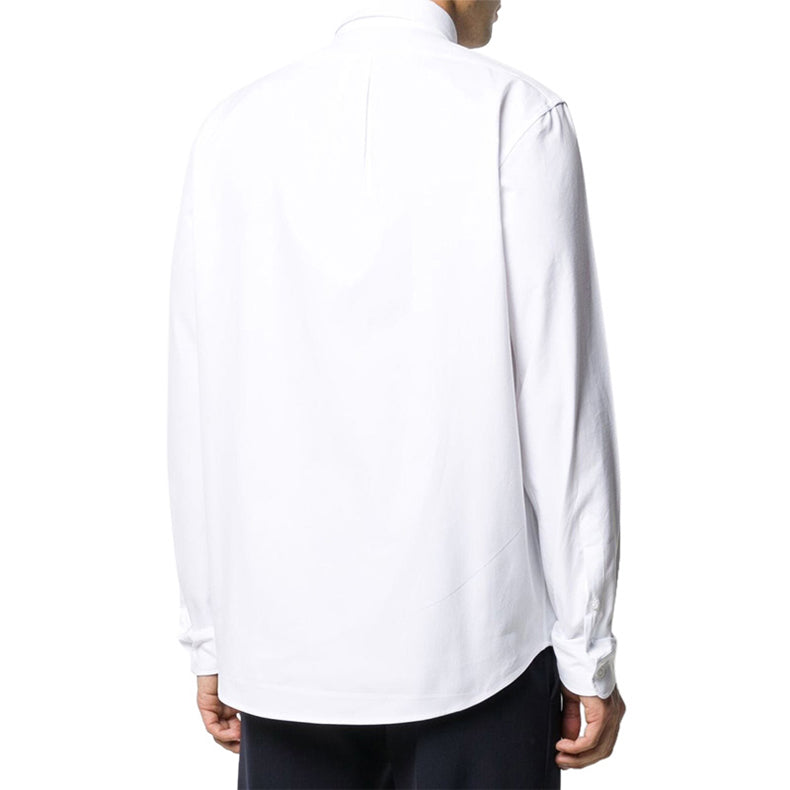 Men's KENZO Tiger Head Small Pattern Shirt White FA55CH4001LB-01
