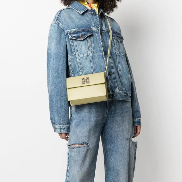 (WMNS) Off-White Jitney Single-Shoulder Bag Yellow OWNN014S21LEA0021600