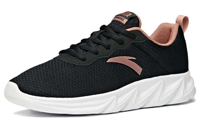 (WMNS) ANTA Running Series Sneakers 'Black White Pink' 922145526-8