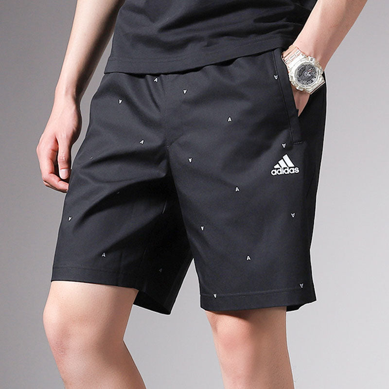 adidas Shorts Dots Casual Sports Woven Breathable Black EK4724