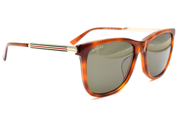 Gucci Classic Multi-Color Series Brown Gray GG0078SK-005