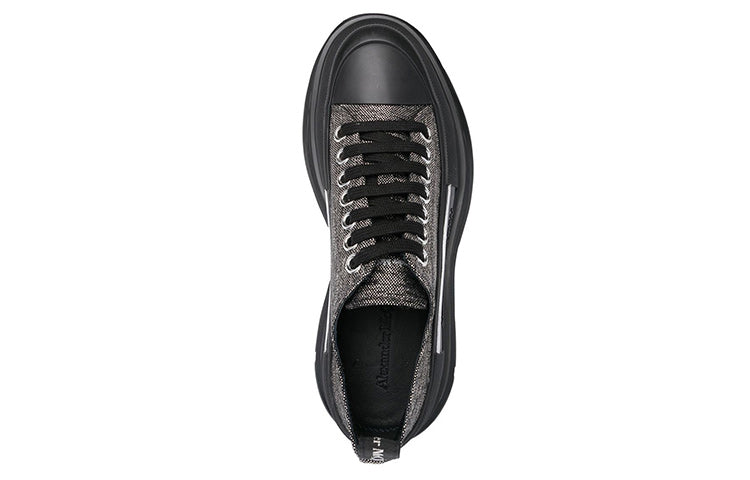 (WMNS) Alexander McQueen Tread Slick Sneakers 'Brown Black' 718376W4US28163