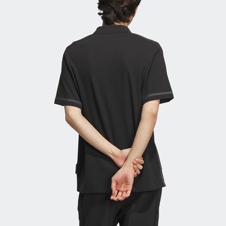 adidas Casual Sport Polo Shirt Asia Sizing 'Black' IA8105