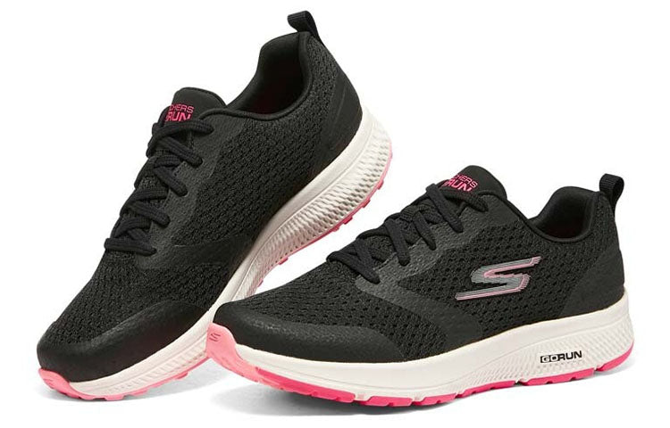 (WMNS) Skechers Go Run Consistent 'Black White Pink' 128277-BKPK