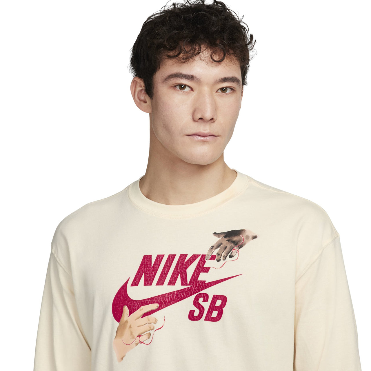 Nike Sb City Of Love L/S T-Shirt 'Beige' FQ7682-113