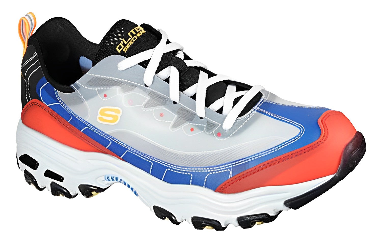 Skechers D'Lites 1.0 Low-Running Shoes Red 237156-RDMT