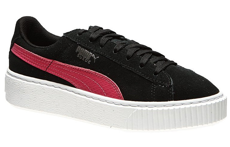 PUMA Suede Platform Snake 'Black Pink' 363906-01