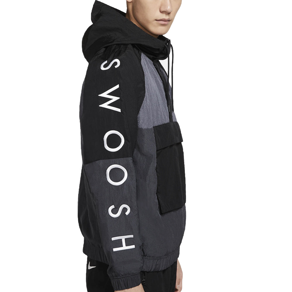 Nike Men's Sportswear Swoosh Jacket Black CU3886-070