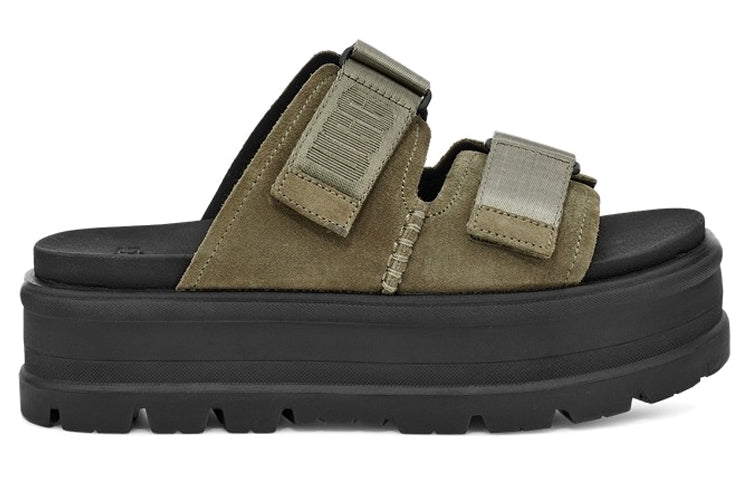 (WMNS) UGG Clem Outdoor Thick Sole Fashion Sandals 'Brown' 1118771-BOSD