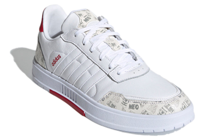 adidas neo Courtmaster 'White Gray Red' G55077